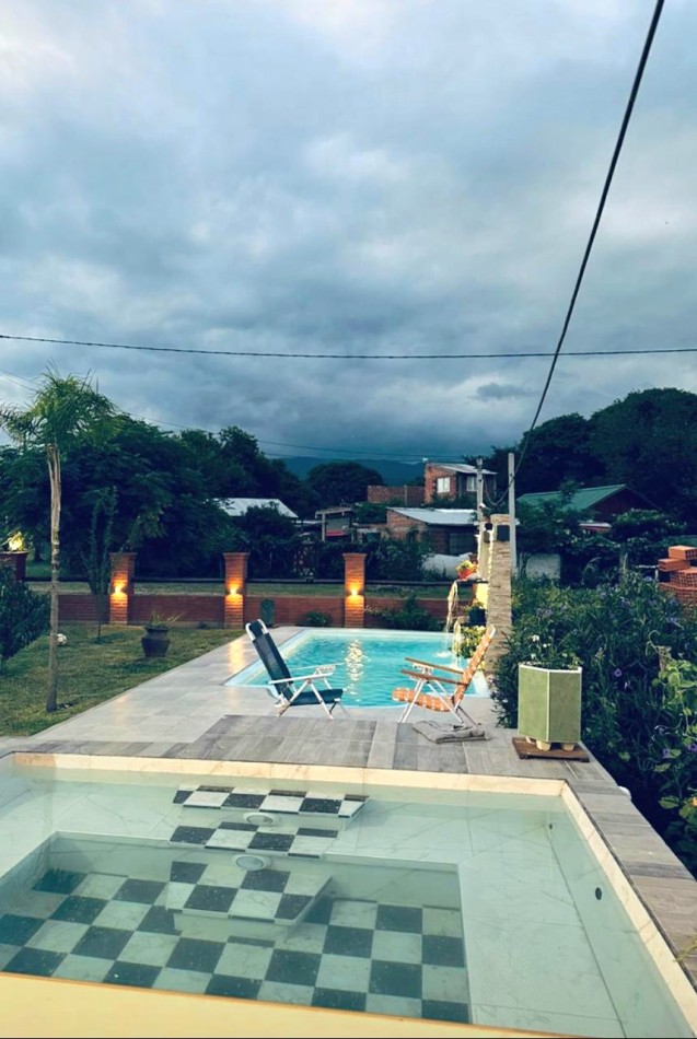 Raco - Las Tipas- Cabaña de 3D con Pileta y Yacuzzi c/ Escrituras 