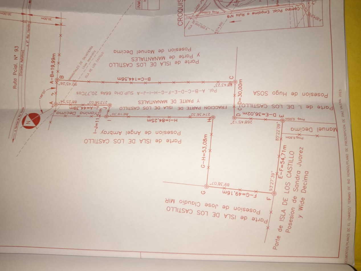 Termas de Rio Hondo - Terreno de 9000 m2 en El Manantial